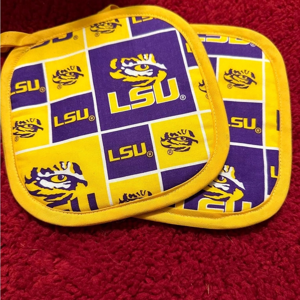 Handmade pot holders.